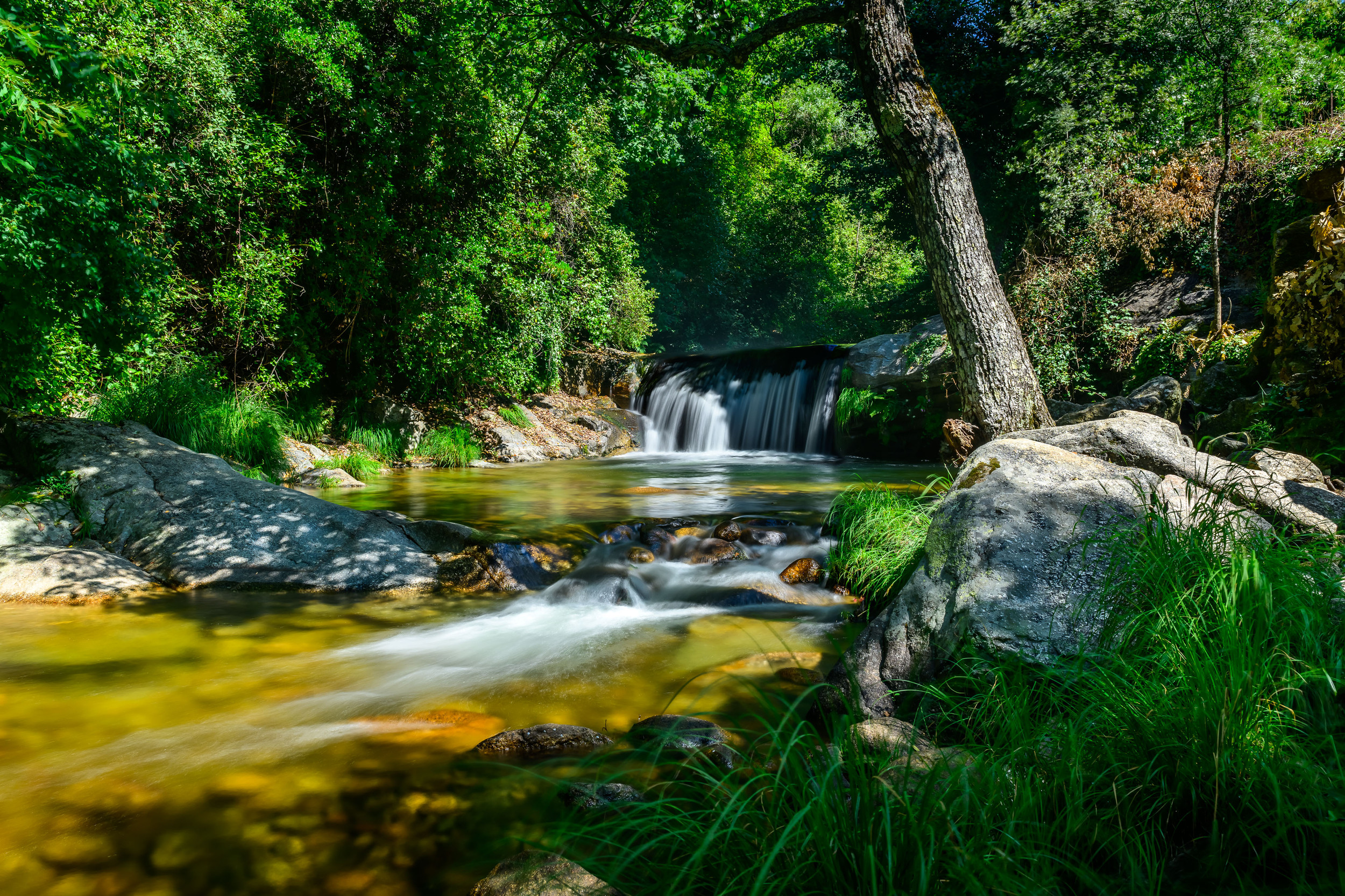 Pure swimming areas in Extremadura, Spain